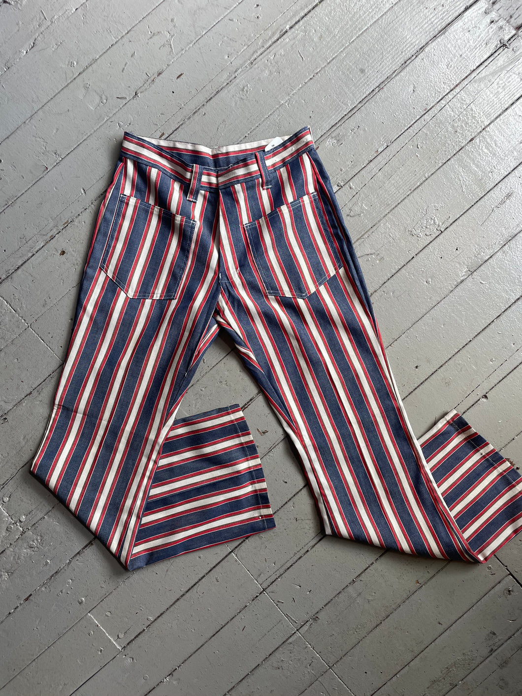 Vintage Women’s Striped Flare Pants